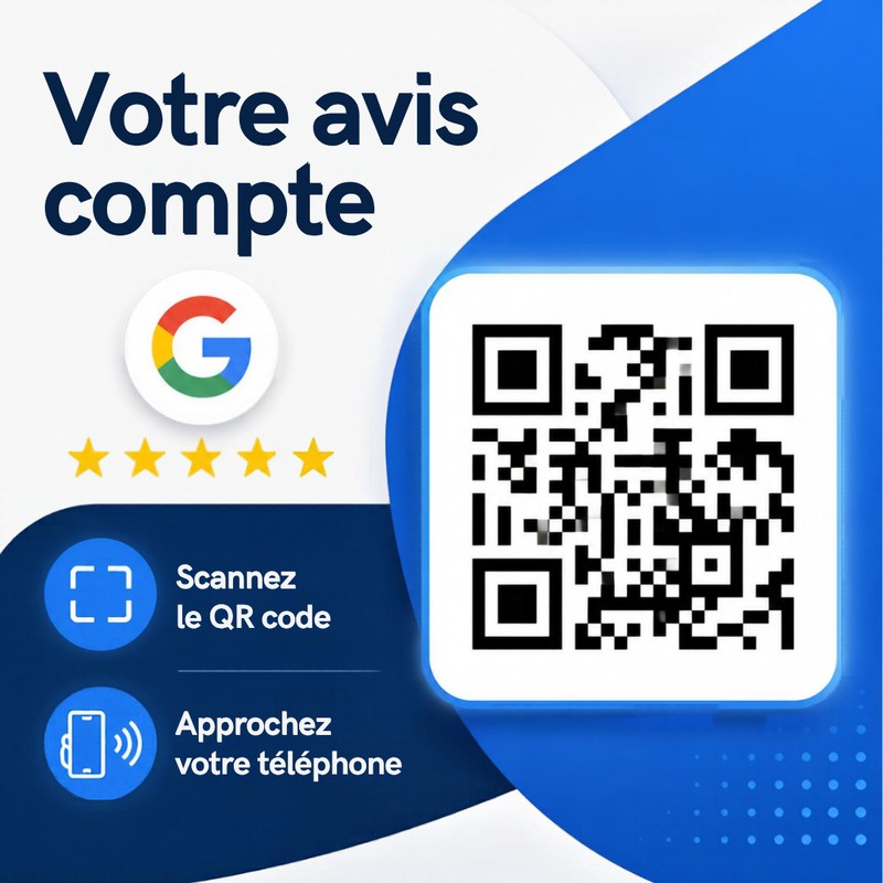Votre avis compte : scannez le QR code pour laisser un avis Google