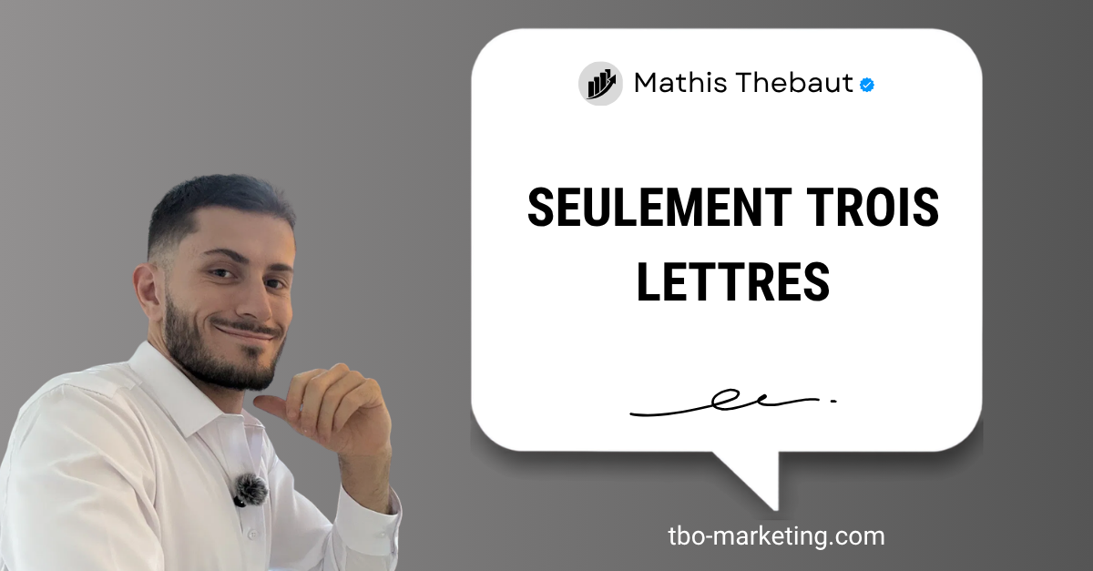 Trois lettres pour n'importe quelle entreprise
